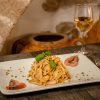 FRESH TAGLIOLINI<img src="https://osteriadelborgobari.it/wp-content/uploads/2025/01/crostacei.svg" width="17px"><img src="https://osteriadelborgobari.it/wp-content/uploads/2025/01/frutta-a-guscio.svg" width="17px"><img src="https://osteriadelborgobari.it/wp-content/uploads/2025/01/glutine.svg" width="17px">